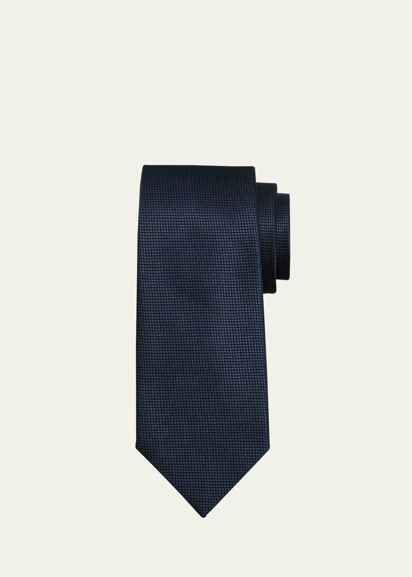 Mens Tossed Rectangles Silk Tie Product Image