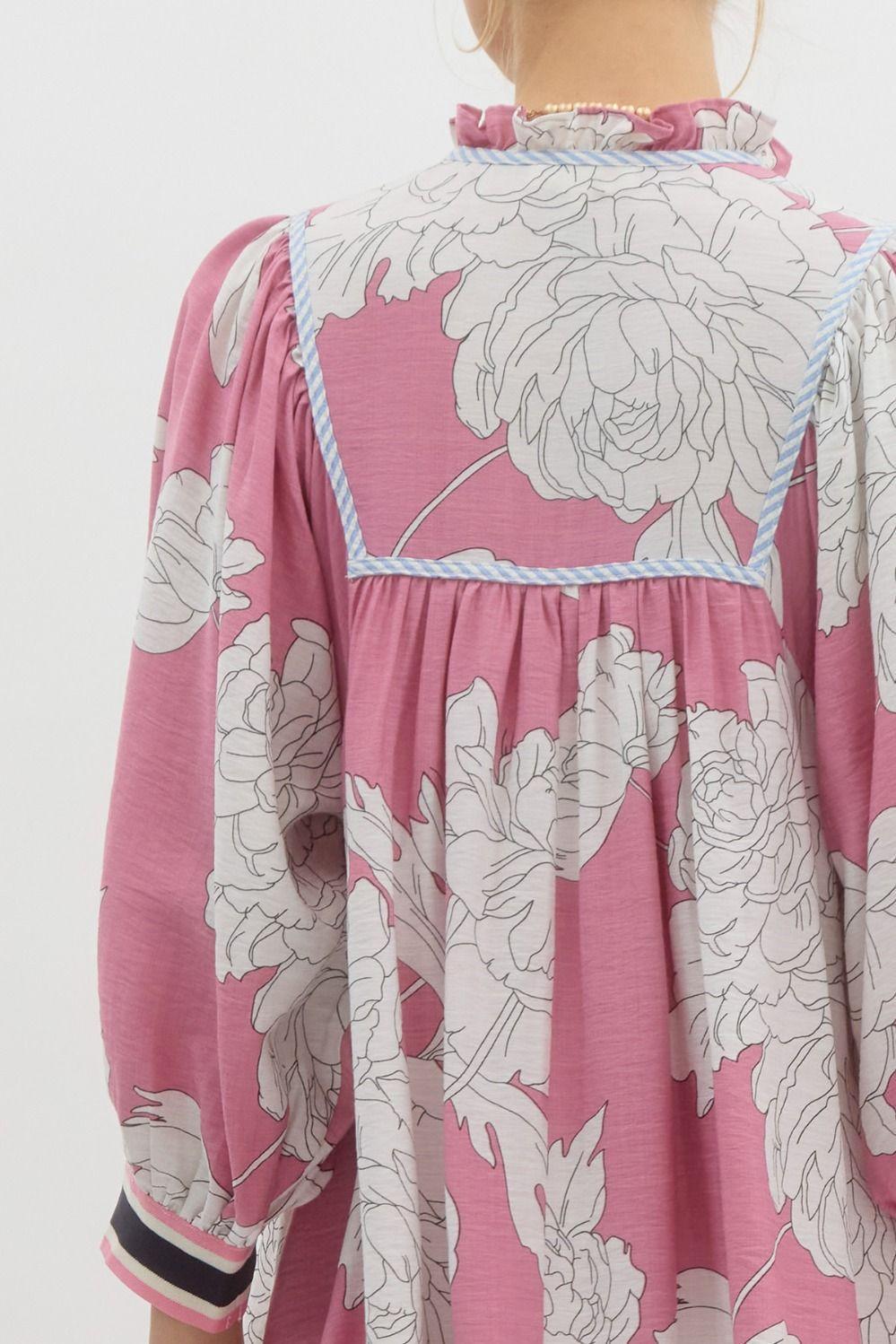 Allison Floral Mini Dress Product Image