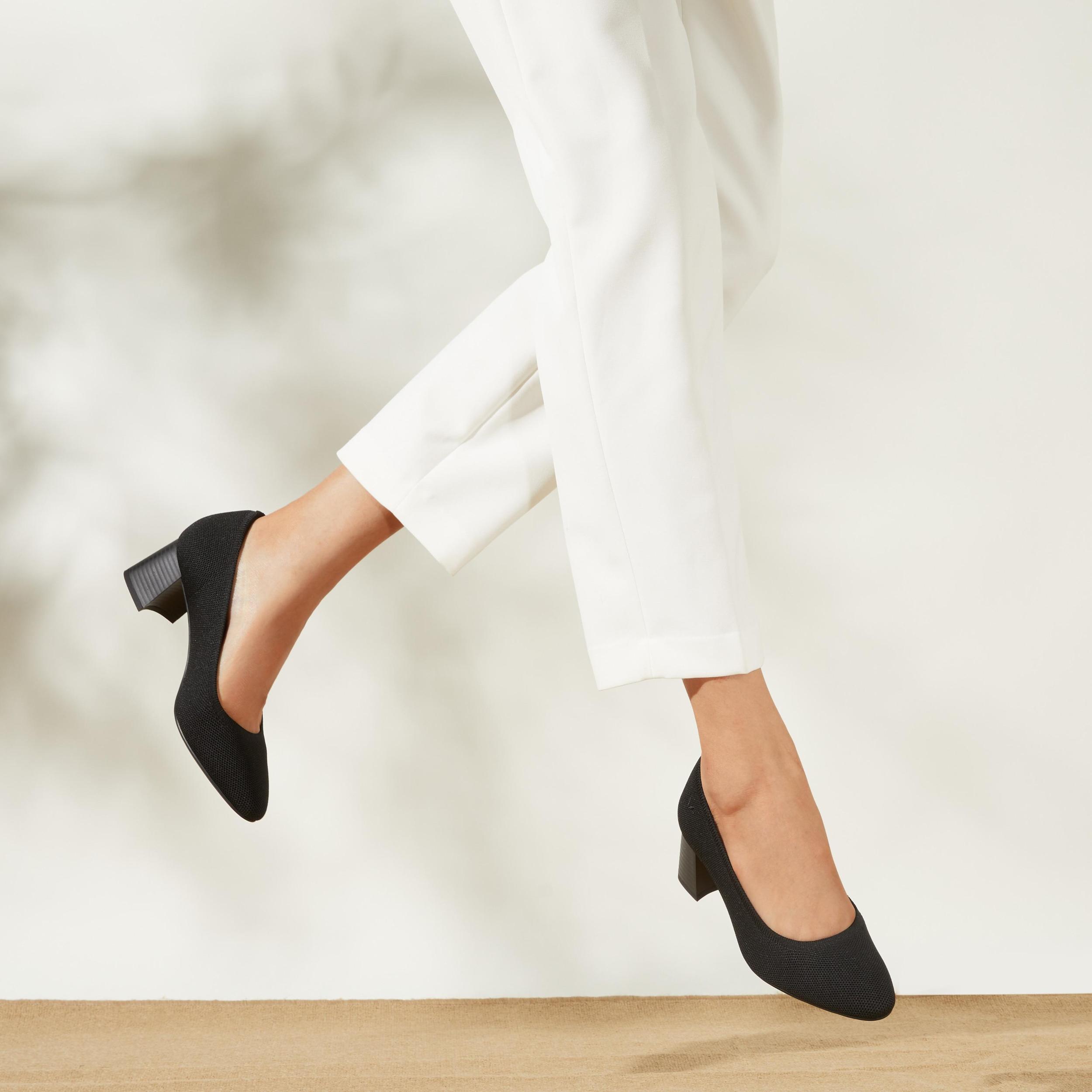 Almond Toe Block Heel (Tamia Block Heel) Product Image