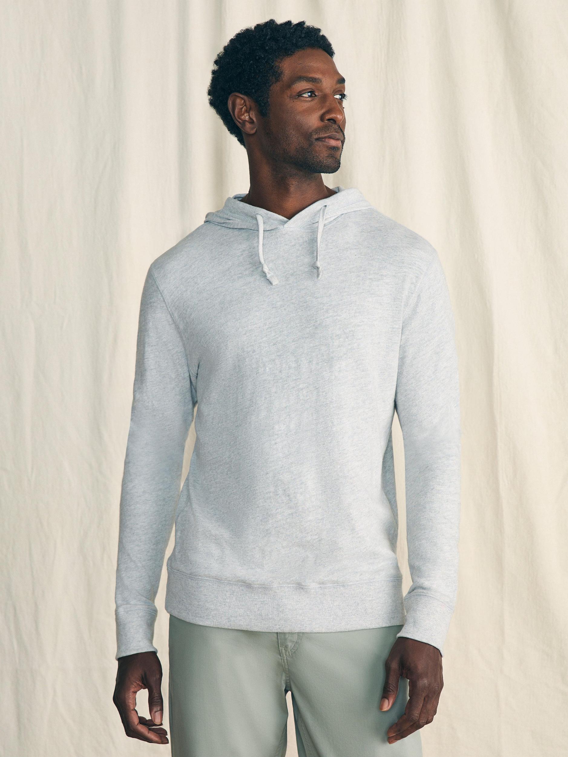Sunwashed Slub Hoodie - Light Grey Heather Product Image