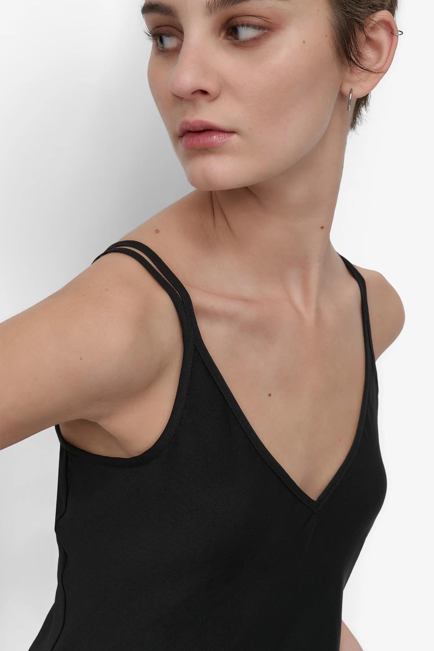 STRAPPY V-NECK CAMI W/ADJUSTABLE STRAPS Product Image