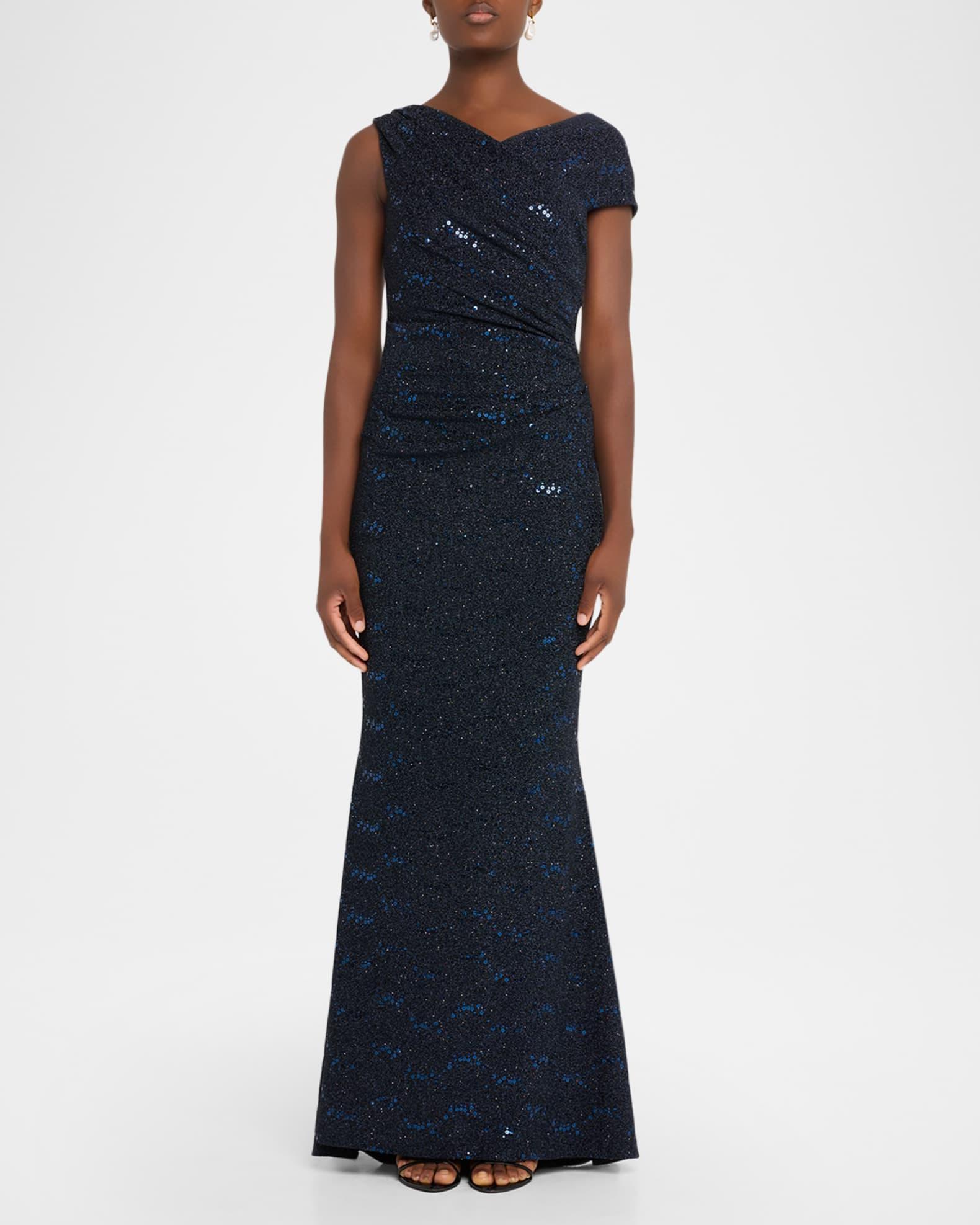 Stardust Jersey Off-The-Shoulder Gown Product Image