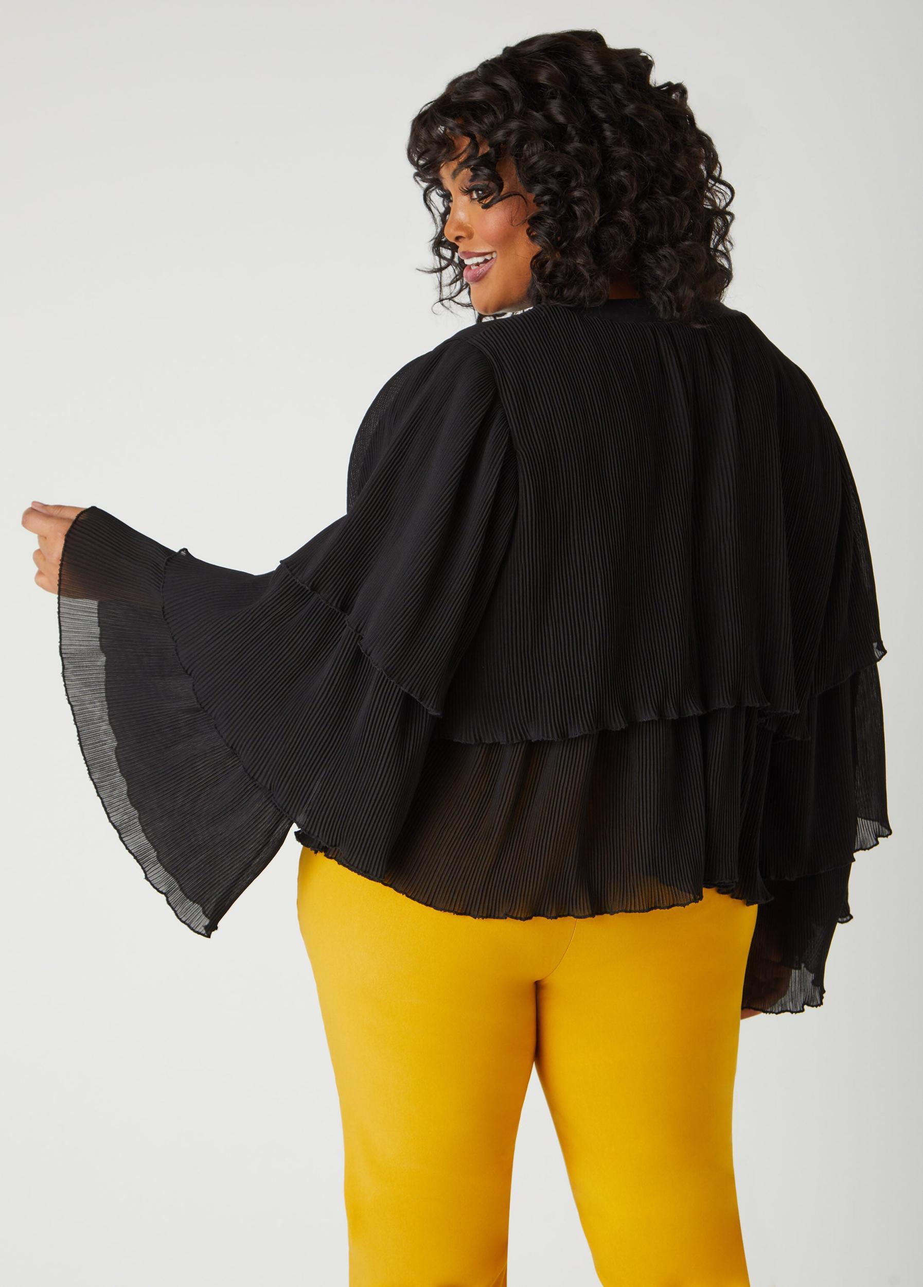 Tiered Pleated Blouse Product Image