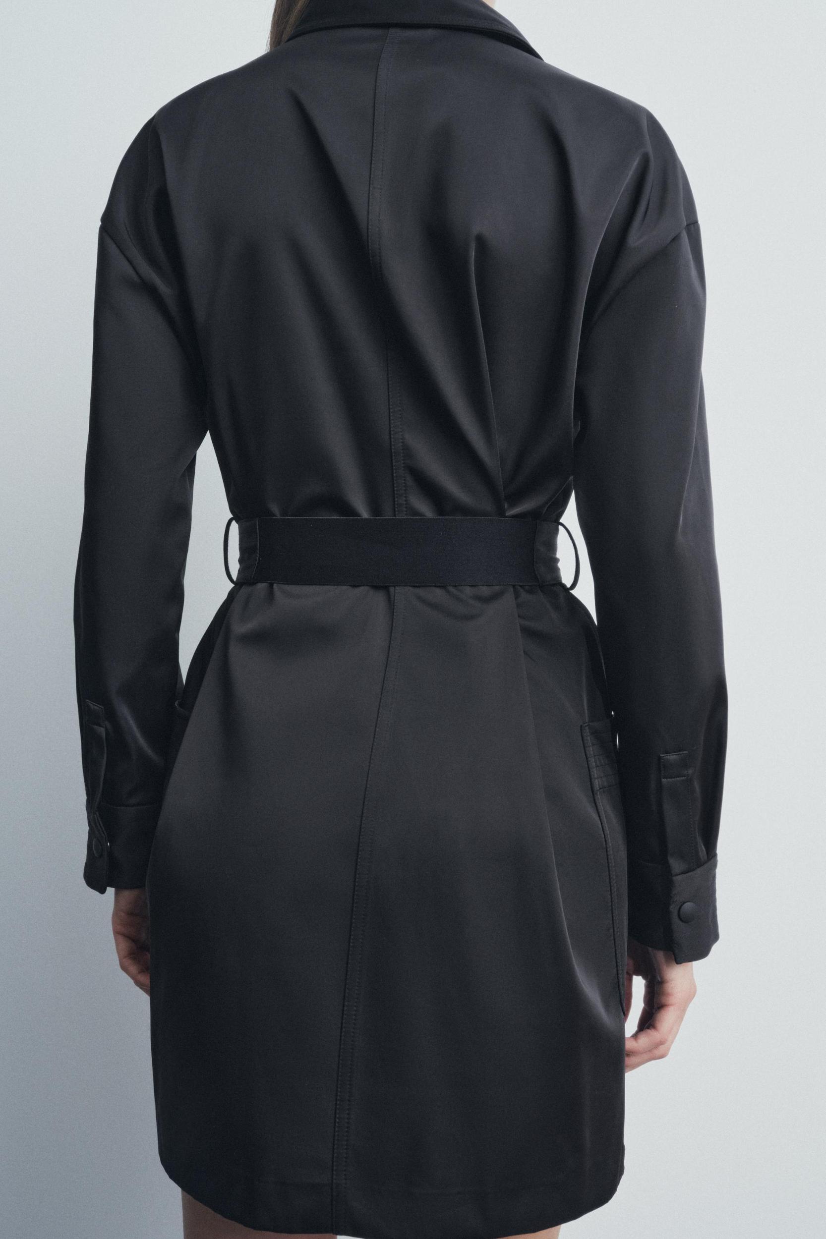 BELTED SHORT DRESS ZW COLLECTION Product Image