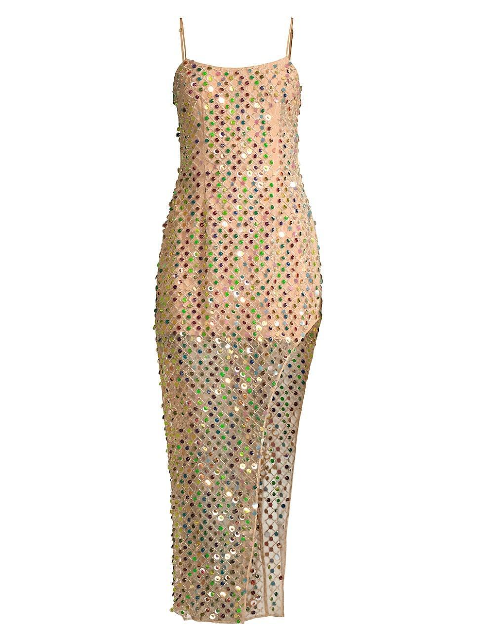 Womens Cabana Embellished Midi-Dress Product Image