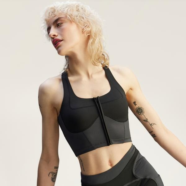 adidas by Stella McCartney Two-Tone Zipped Crop Top Product Image
