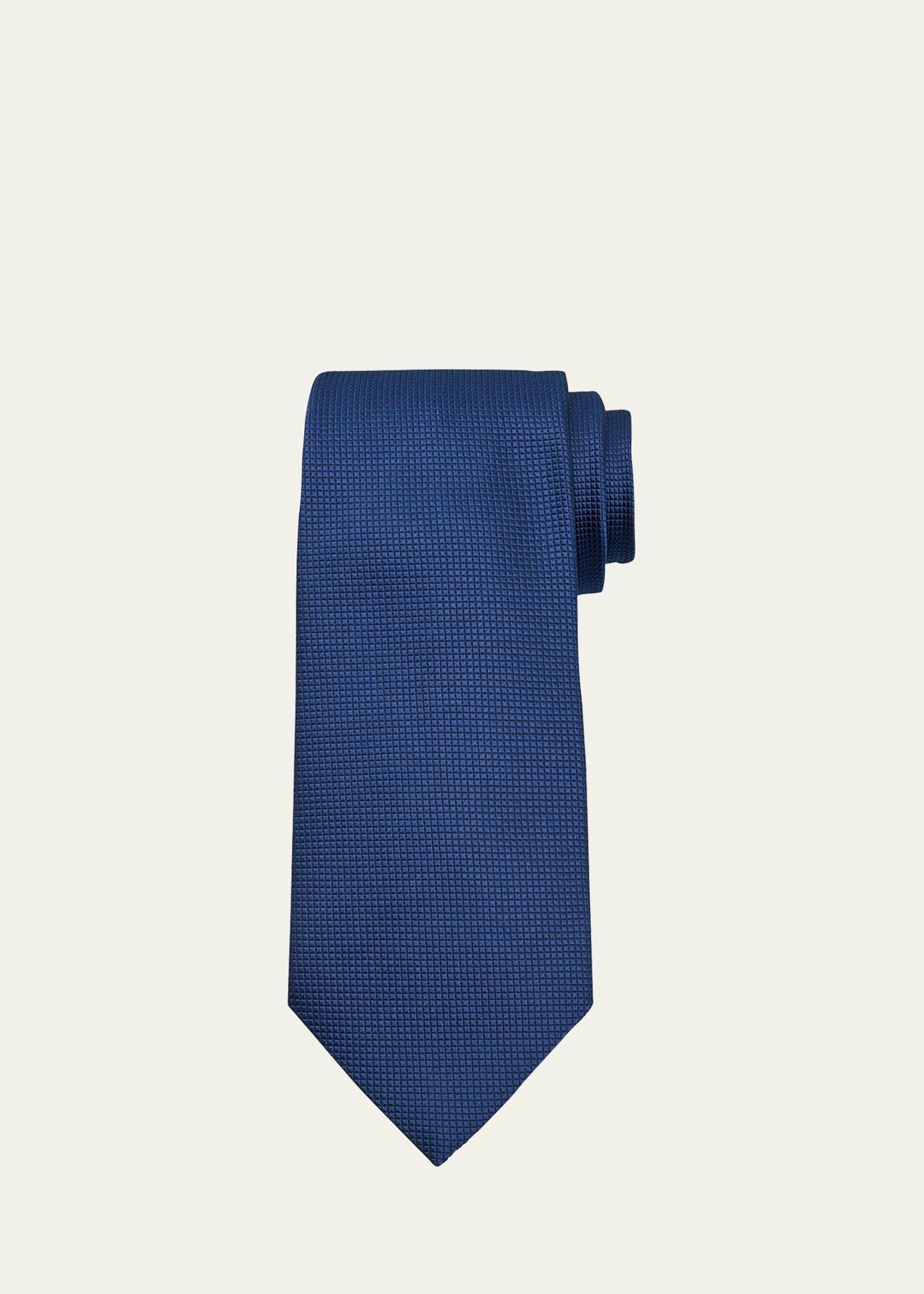 Mens Tossed Rectangles Silk Tie Product Image