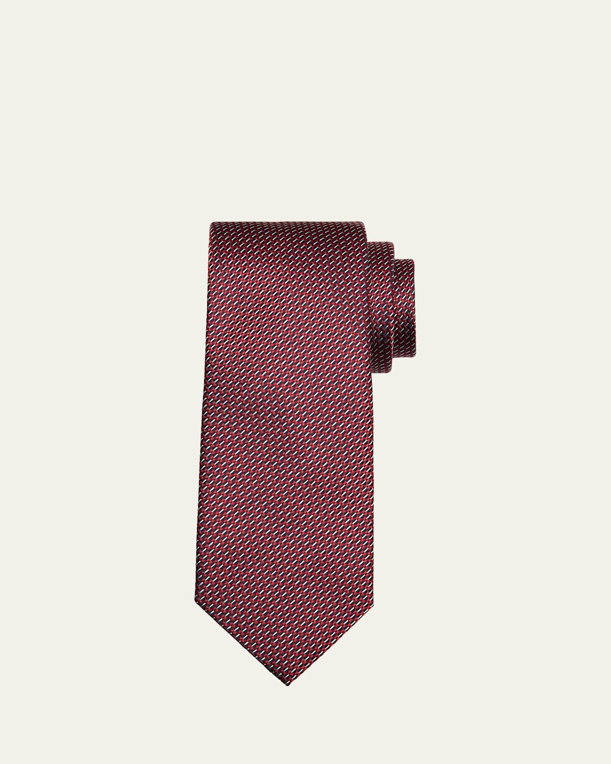 Mens Micro-Woven Silk Tie Product Image