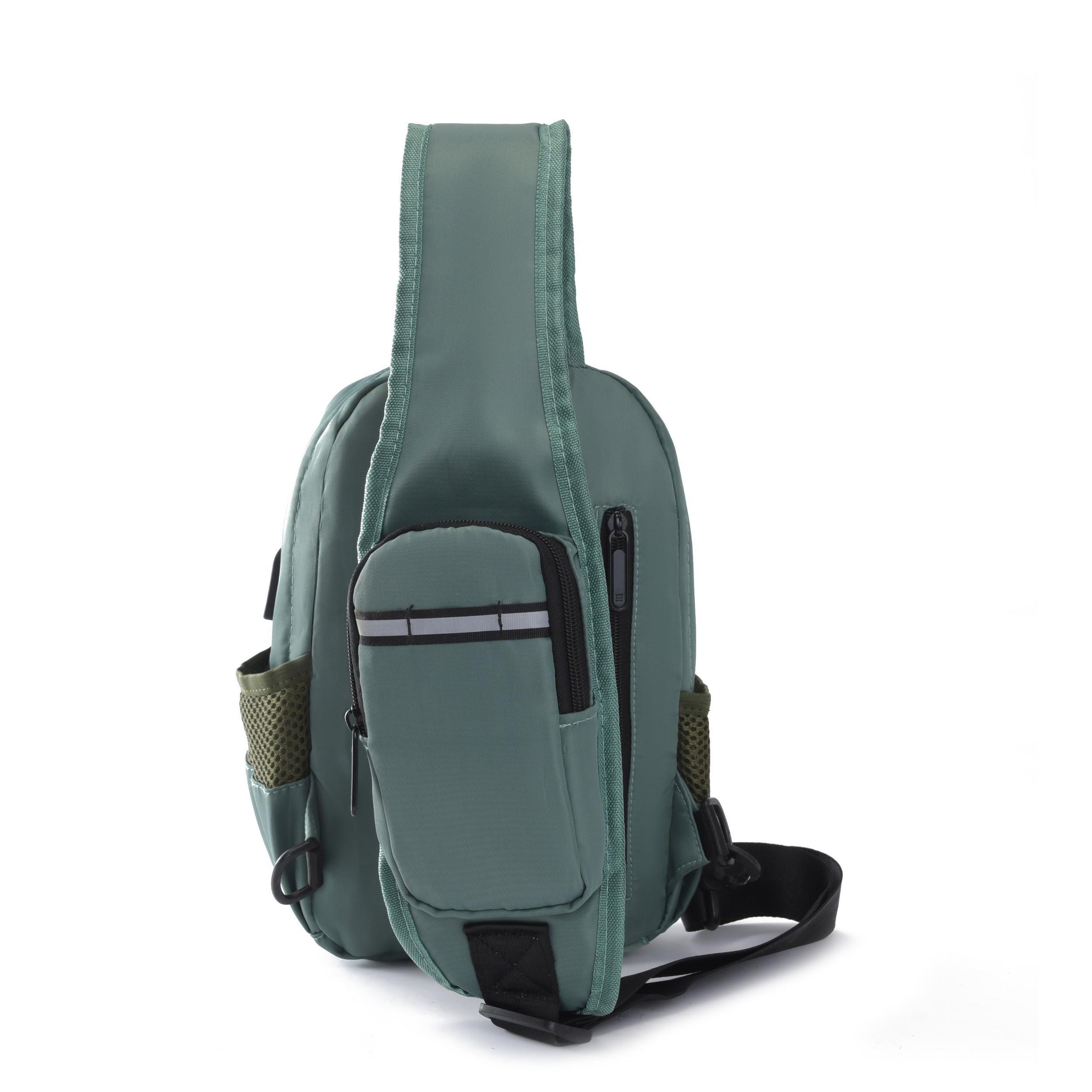 Lior USB Charging Port Multi Pocket Shoulder Bag Product Image
