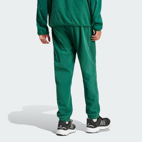 adidas City Escape Polar Fleece Pant Collegiate Green L Mens Product Image