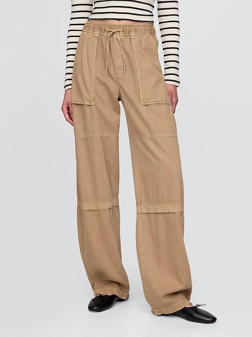 Mid Rise Easy Utility Barrel Pants Product Image