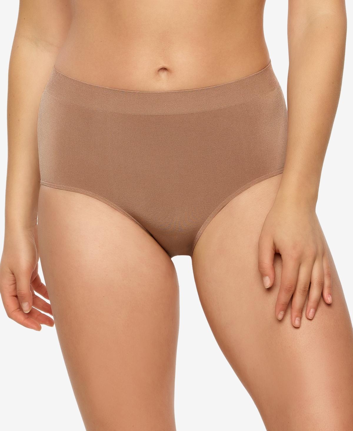 Plus Size Paramour by Felina Body Smooth Brief Panty 655128, Women's, Size: Large, Hazelnut Hzn Product Image