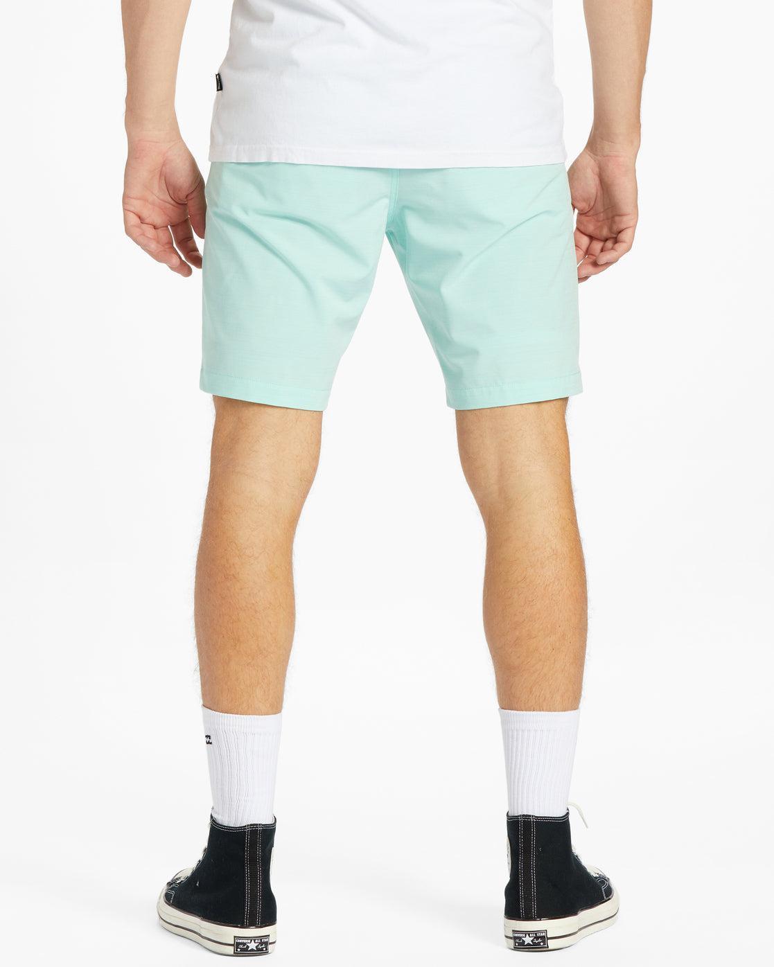 Crossfire Slub 19" Hybrid Submersible Shorts - Minty Male Product Image