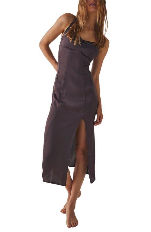 x Intimately FP City Cool Midi Slip In Evergreen Free People Product Image