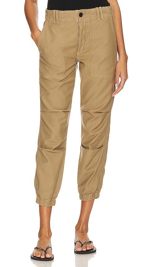 Agnit Sateen Cropped Utility Trousers Product Image