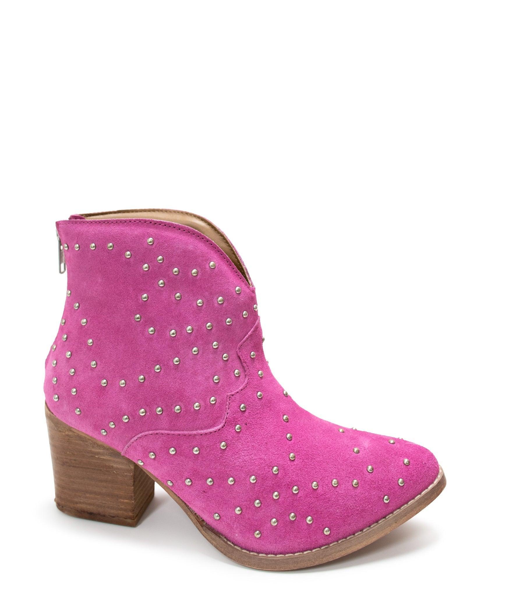 Twilight Studded Heeled Ankle Boot in Denim (Online Exclusive) Product Image