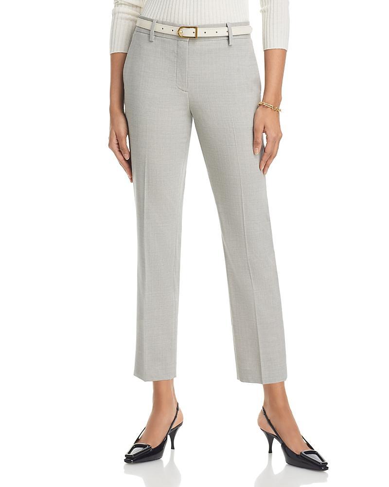 Theory Treeca Wool-Blend Cropped Pants Product Image