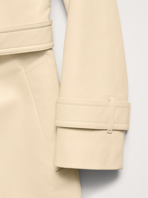 Leather Trench Coat Product Image