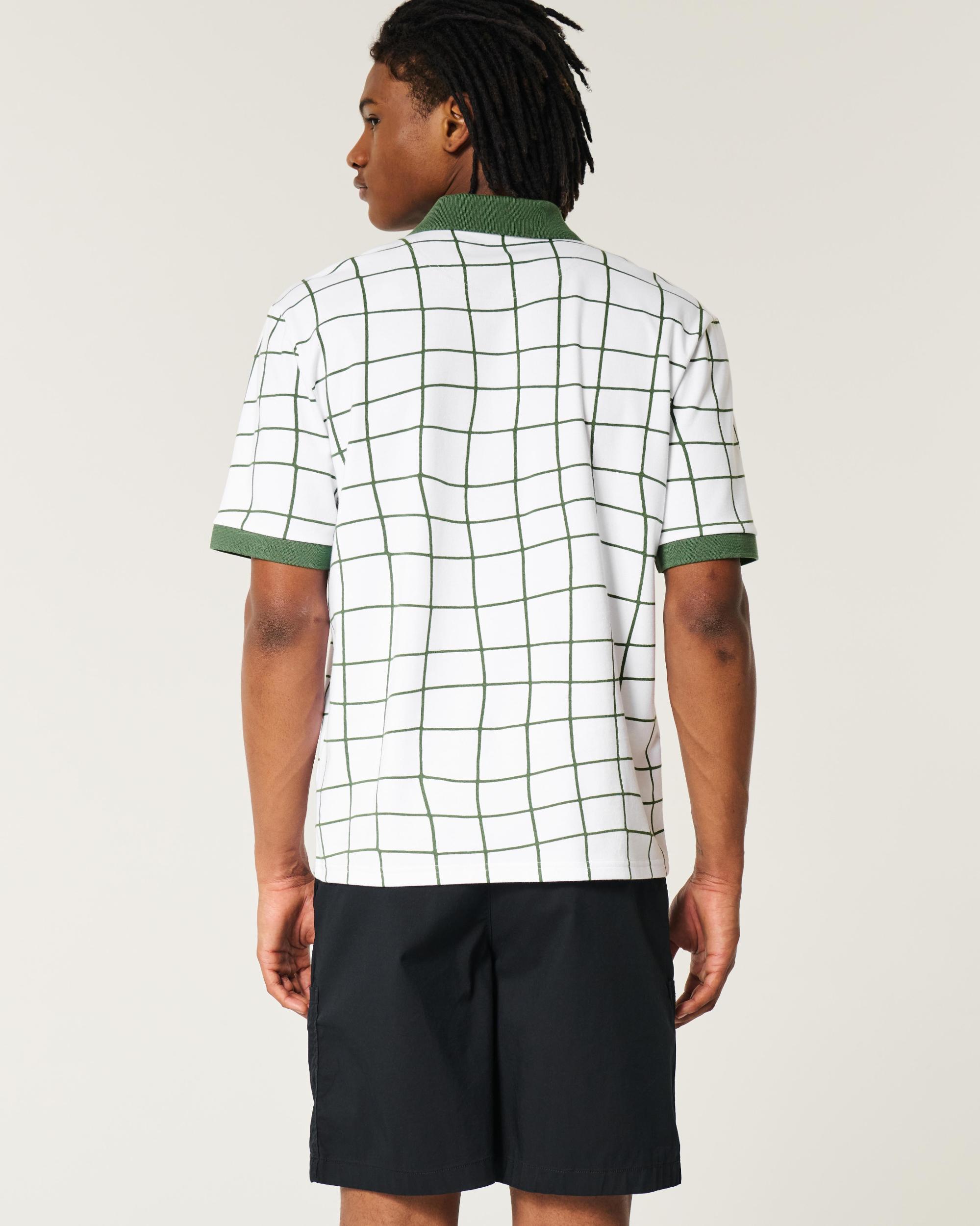 Relaxed Cooling Green & Mellow Golf Club Polo Product Image