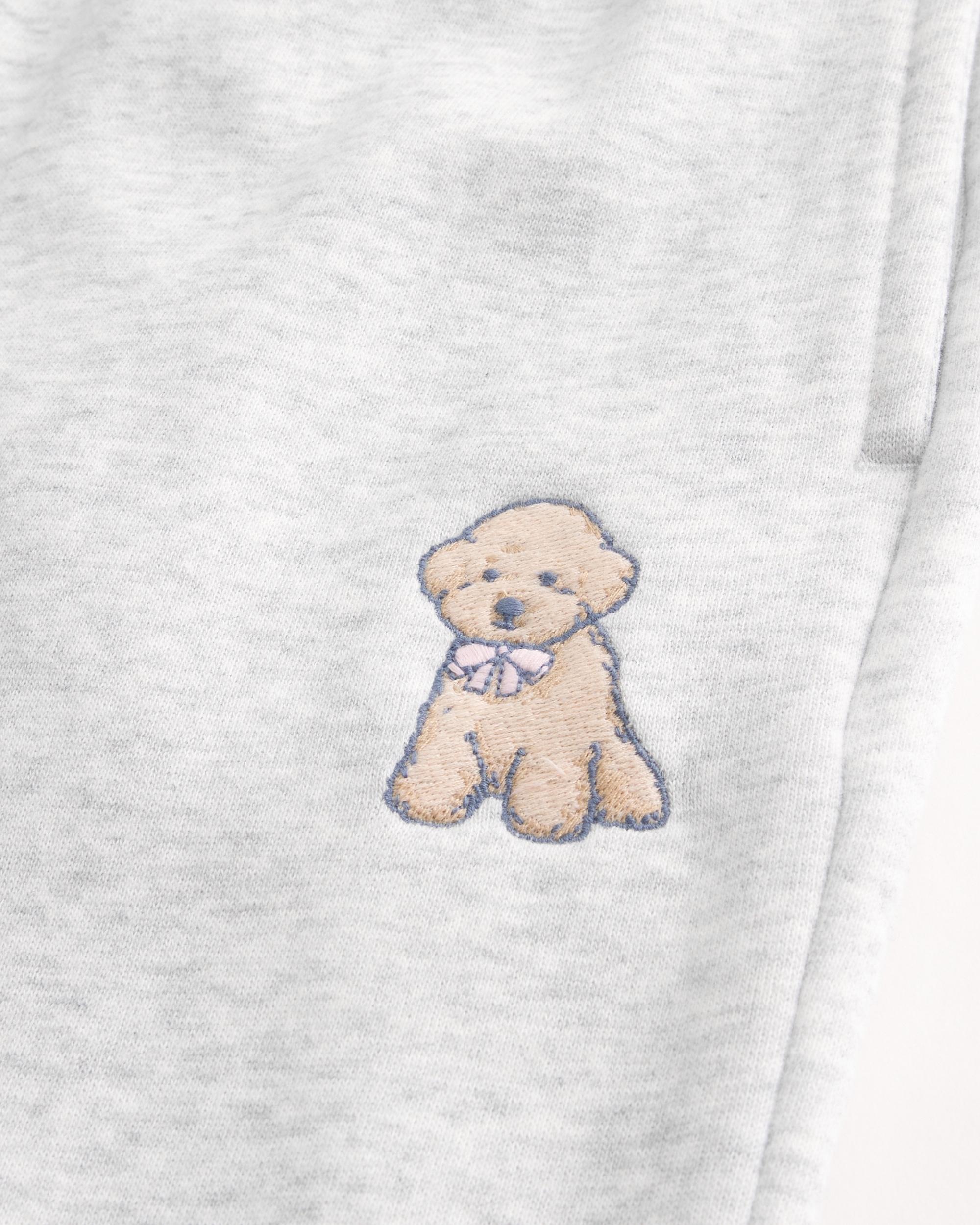 Heart Graphic Wide-Leg Sweatpants Product Image
