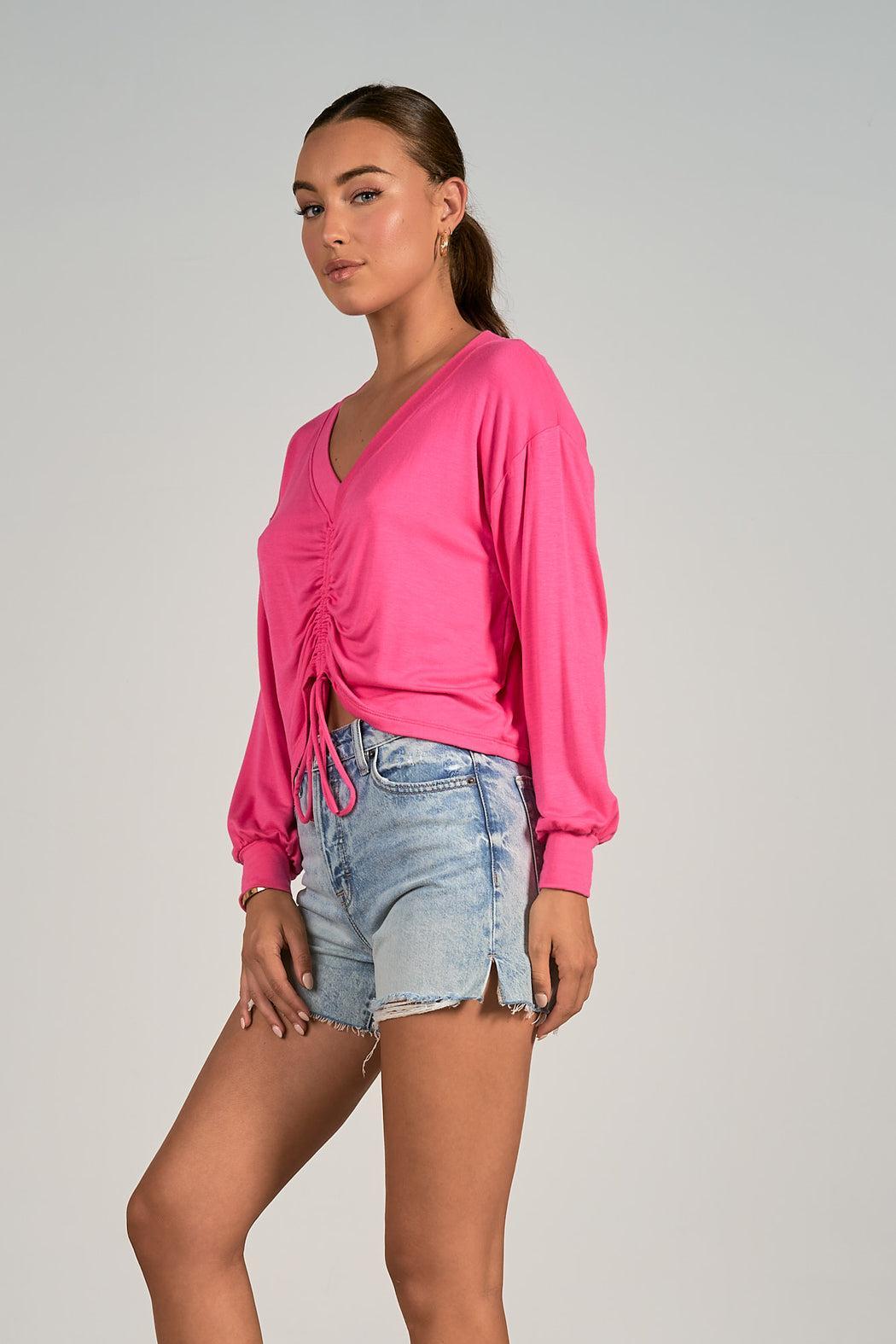 Shirred Front Top Product Image
