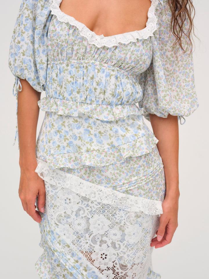 Riley Maxi Dress — Blue Product Image