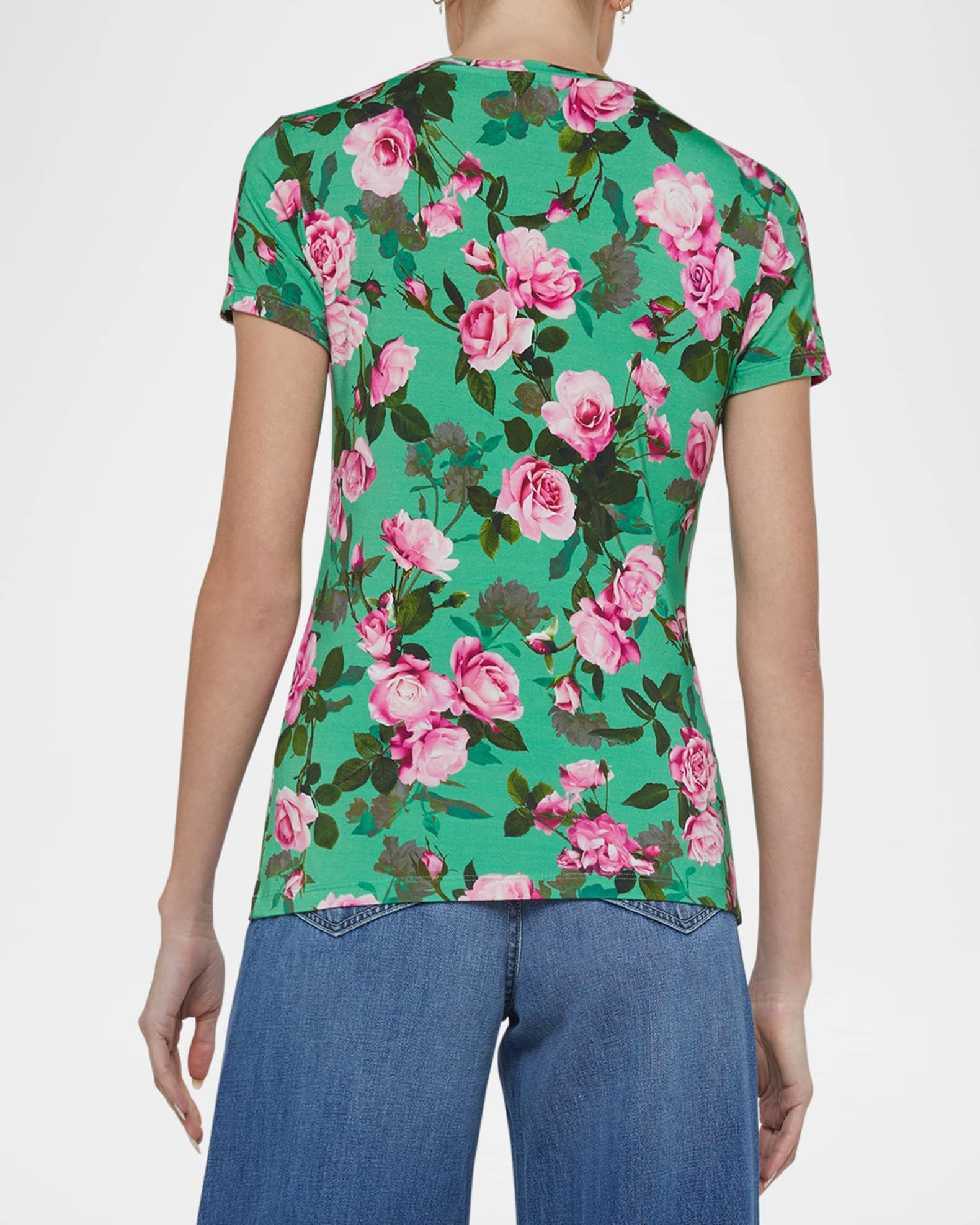 Ressi Short-Sleeve Santa Fe Rose Tee Product Image