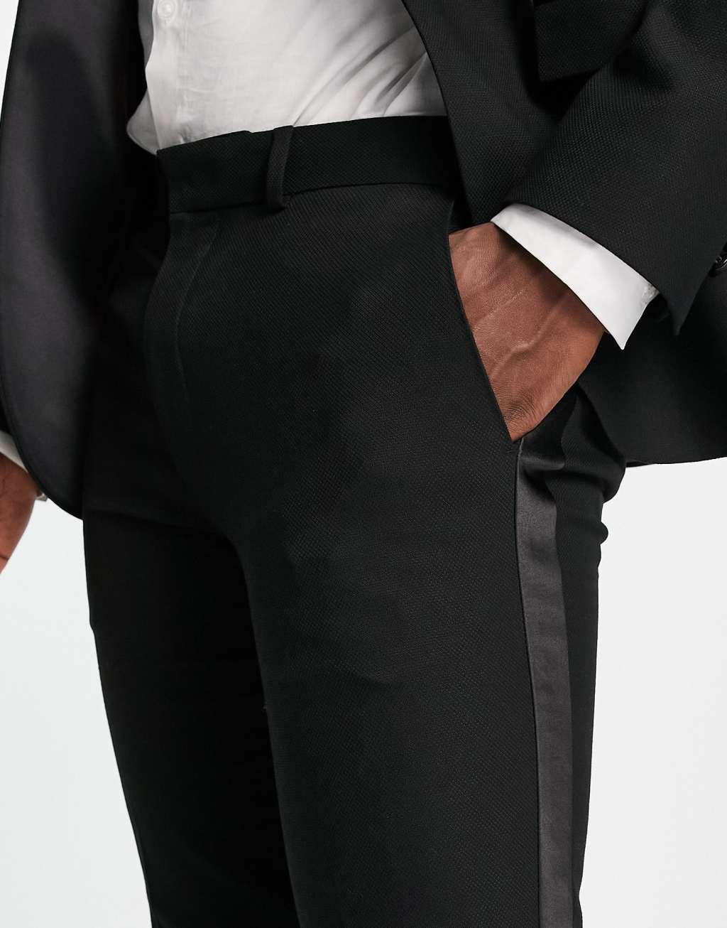 Topman skinny tux suit pants Product Image