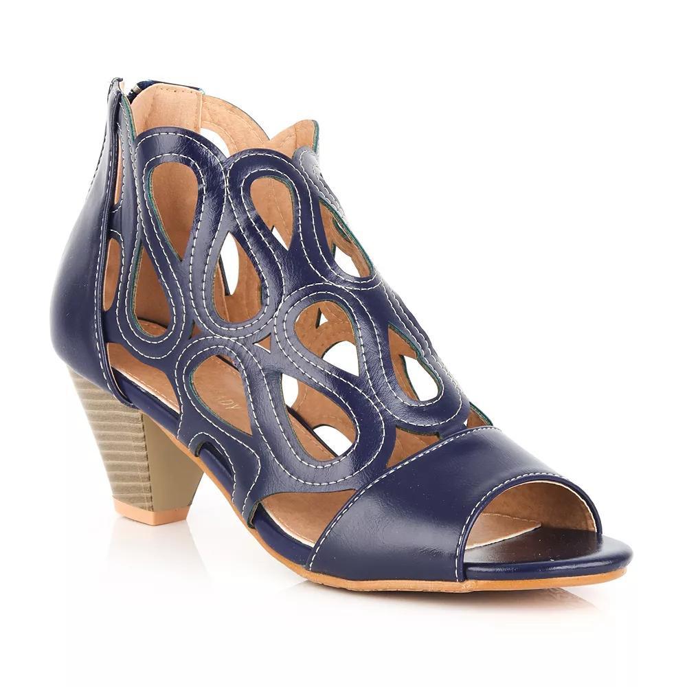 Henry Ferrera Women's Charm 101 Casual Comfort Dressy Sandals, Size: 11, Blue Product Image
