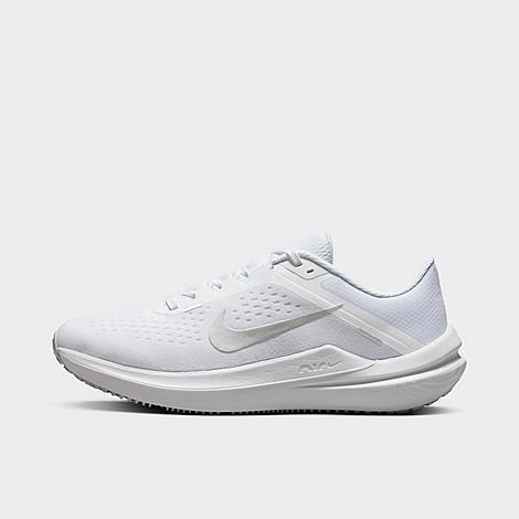 Nike Womens Air Winflo 10 - Running Shoes White/Metallic Silver/Grey Product Image