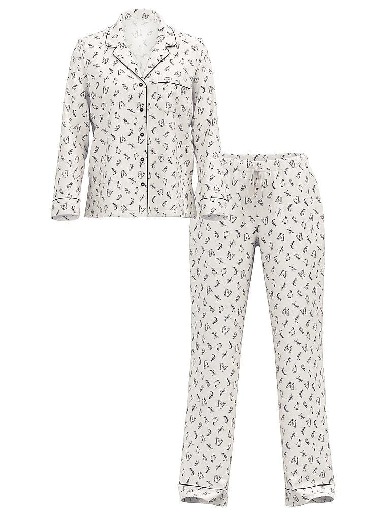 Modal Soft Long Pajama Set Product Image
