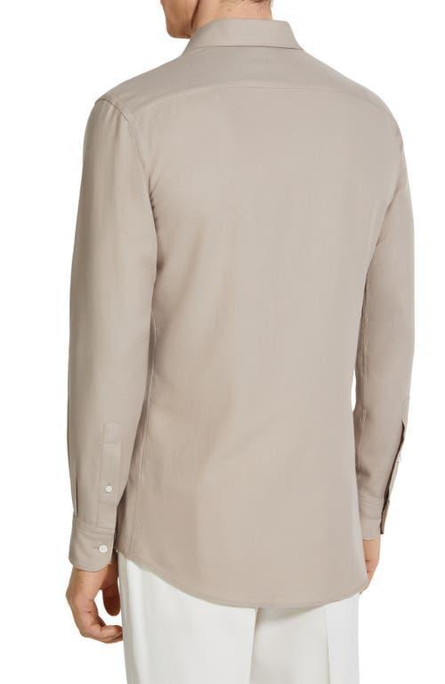 ZEGNA Cash Button Front Shirt In Piedicavallo Product Image