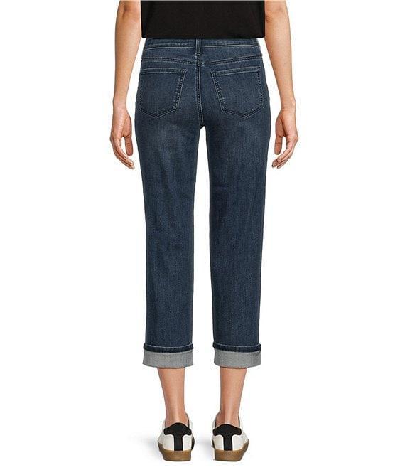 NYDJ Marilyn Cool Embrace® Stretch Denim Slim Straight Mid Rise Capri Stretch Jeans Product Image