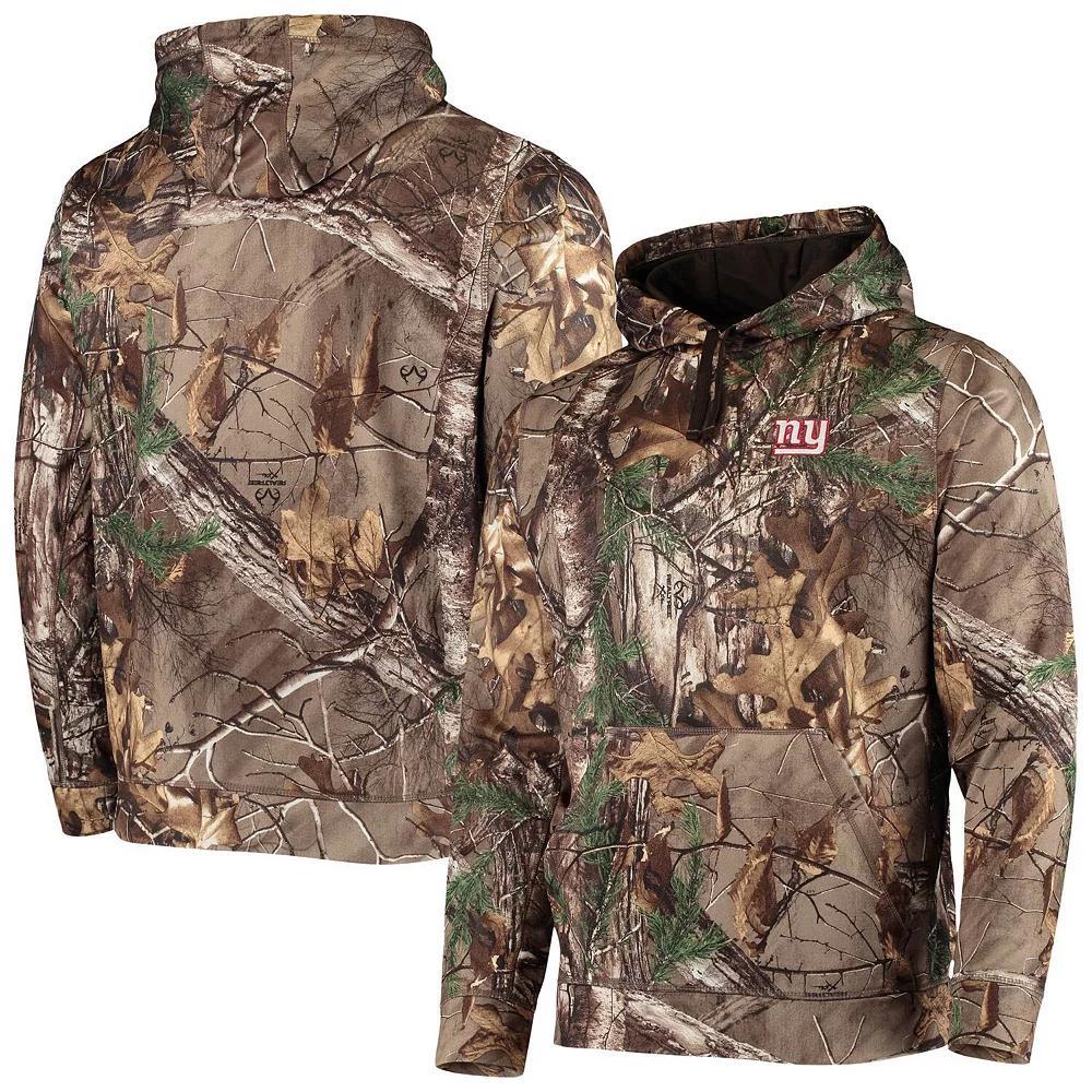 Men's Dunbrooke Realtree Camo New York Giants Circle Champion Tech Fleece Pullover Hoodie, Size: Small, Green Product Image