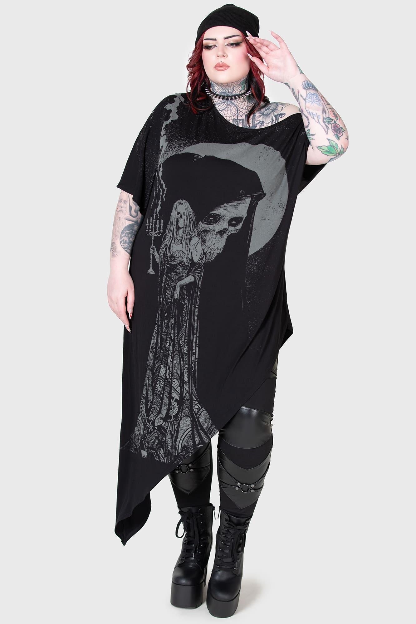 Lights Go Out Midi Dress [PLUS] Female Product Image