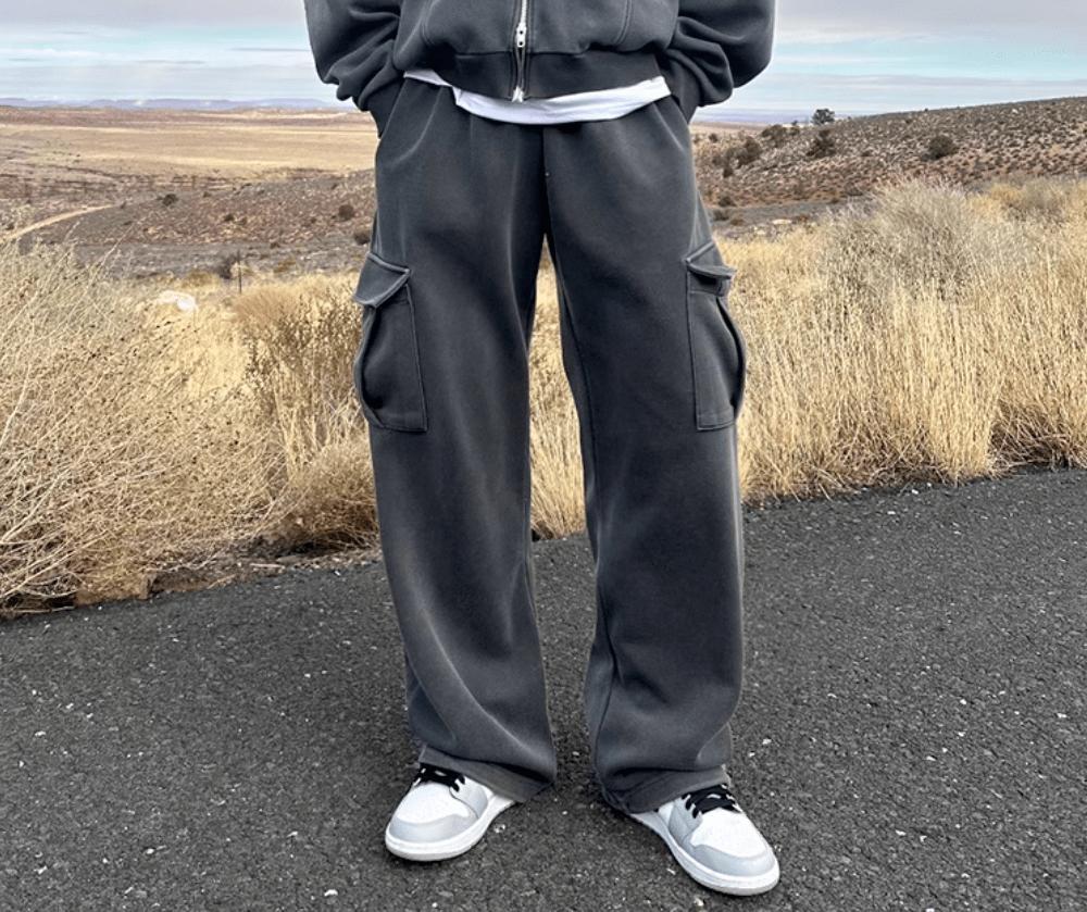 RT No. 12520 ZIP-UP HOODIE & CARGO SWEATPANTS Product Image