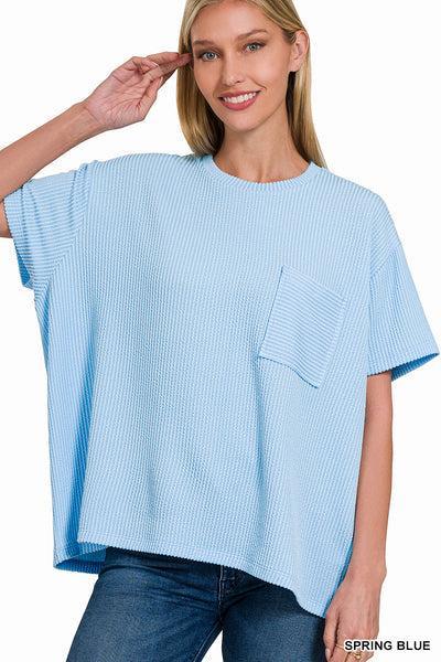 Off White Spring Pocket Tee Product Image