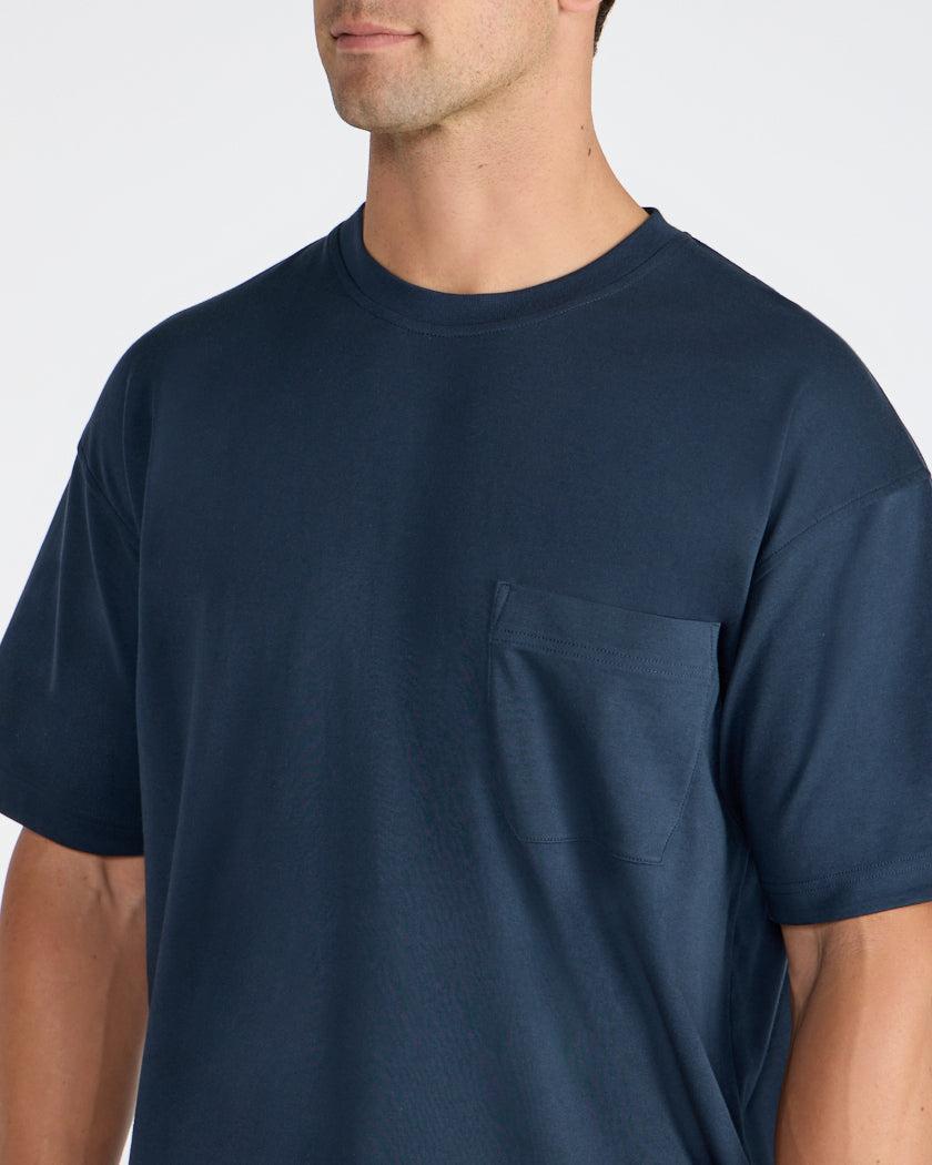 Cotton Short Sleeve Relaxed Pocket Tee Product Image