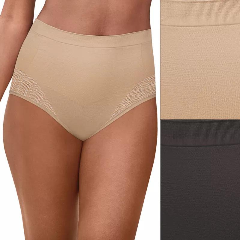 Bali Comfort Revolution 2-Pack Firm Control Brief Panty Set 0048, Women's, Size: XL, Light Beige Pack Product Image