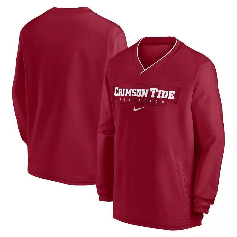 Alabama Crimson Tide Sideline Nike Men's College Long-Sleeve Windshirt Product Image