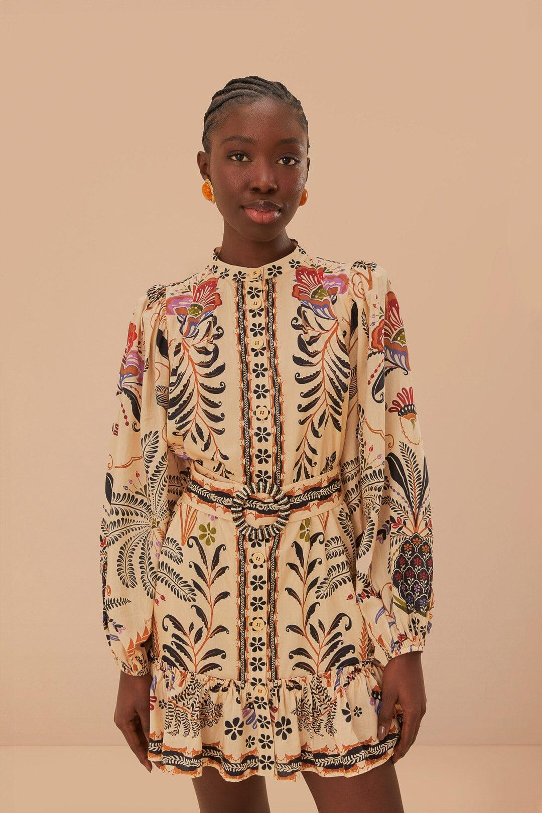 Classic Nature Sand Mini Dress, CLASSIC NATURE SAND / L Product Image