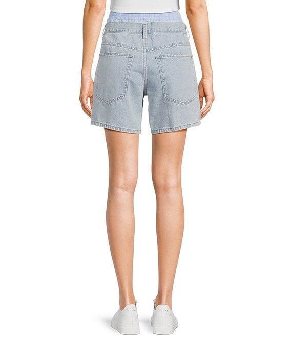 Signature 8 Boxer Peekaboo Denim Shorts Product Image