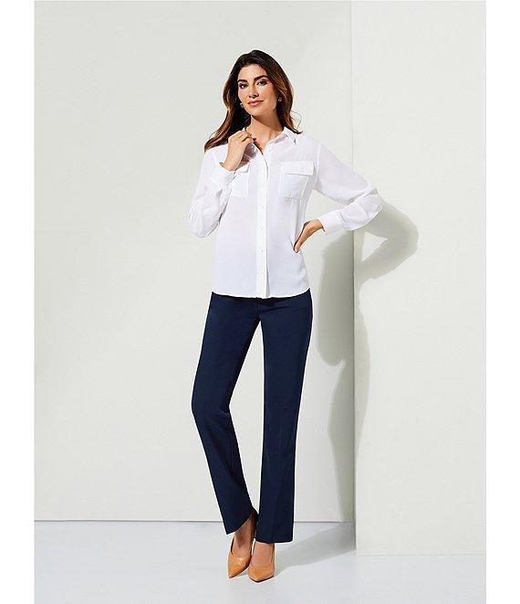 Investments Petite Size the 5TH AVE fit Straight Leg Pants Product Image