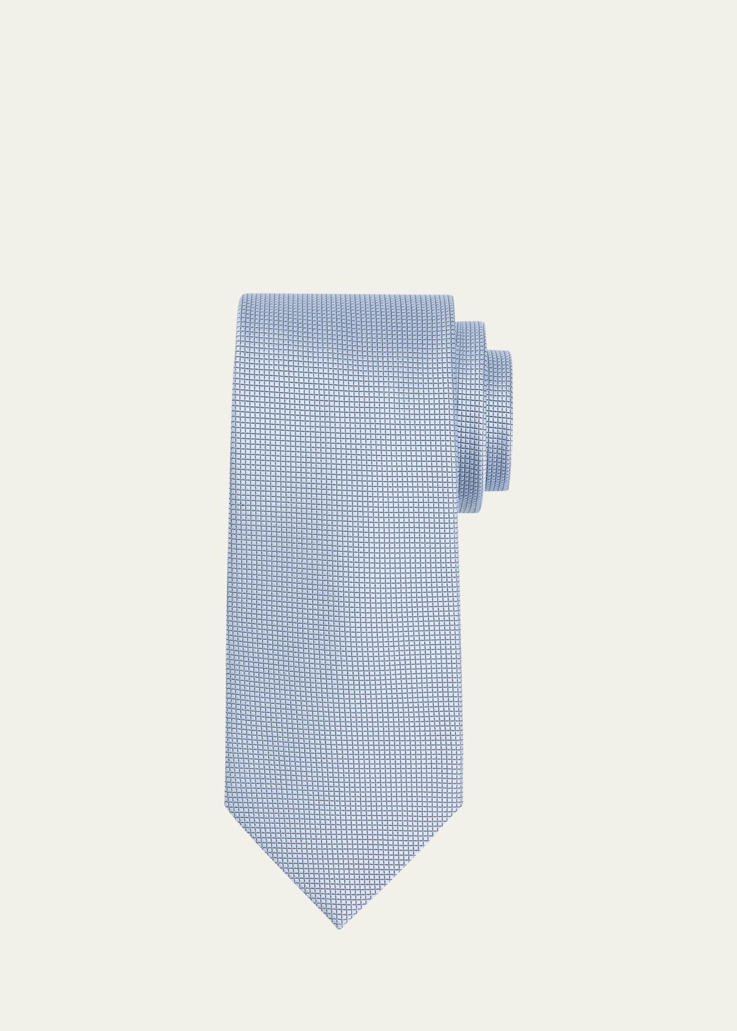 Mens Tossed Rectangles Silk Tie Product Image