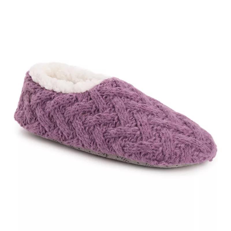 MUK LUKS Womens Sweater Knit Ballerina Slippers Product Image