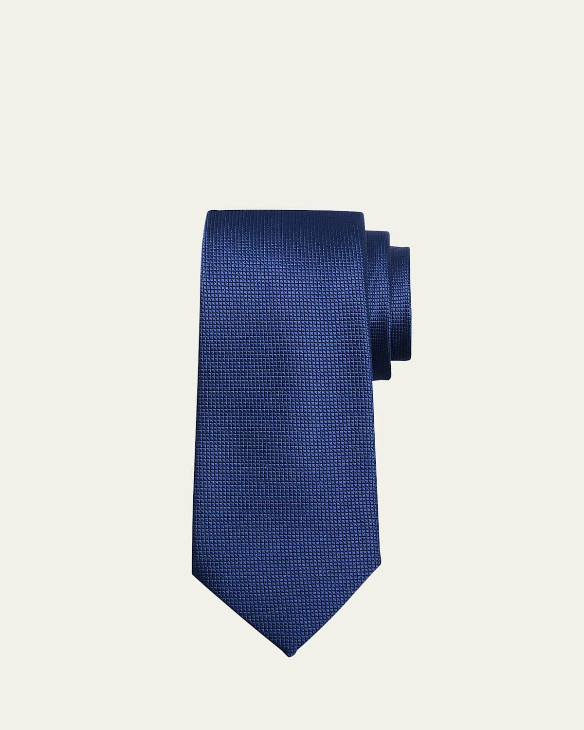 Mens Tossed Rectangles Silk Tie Product Image