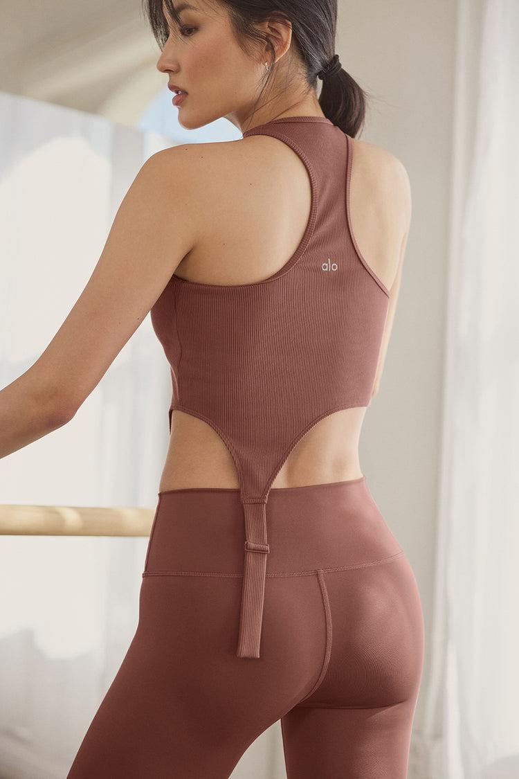 Alosoft Ribbed Revelation Tank - Chestnut Product Image