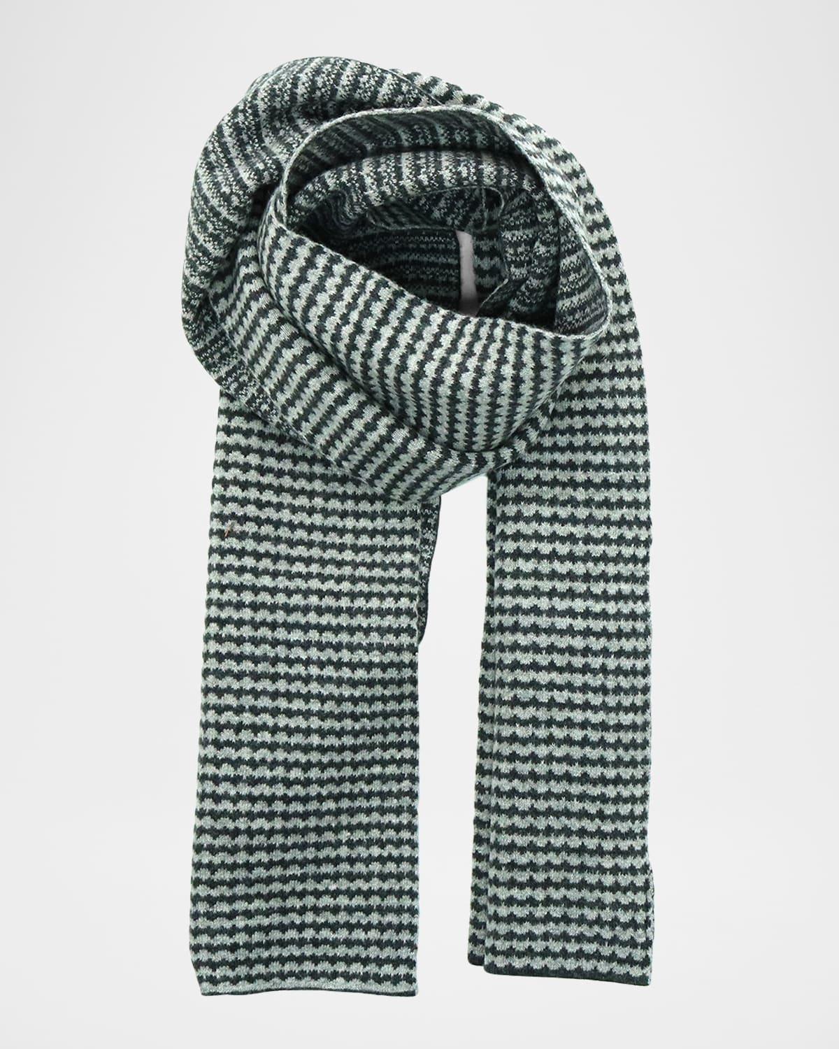 Mens Jacquard Scarf with Design Product Image