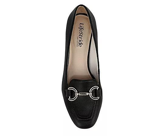 LifeStride Bliss Women's Loafer Pumps, Size: 7 Wide, Black Product Image