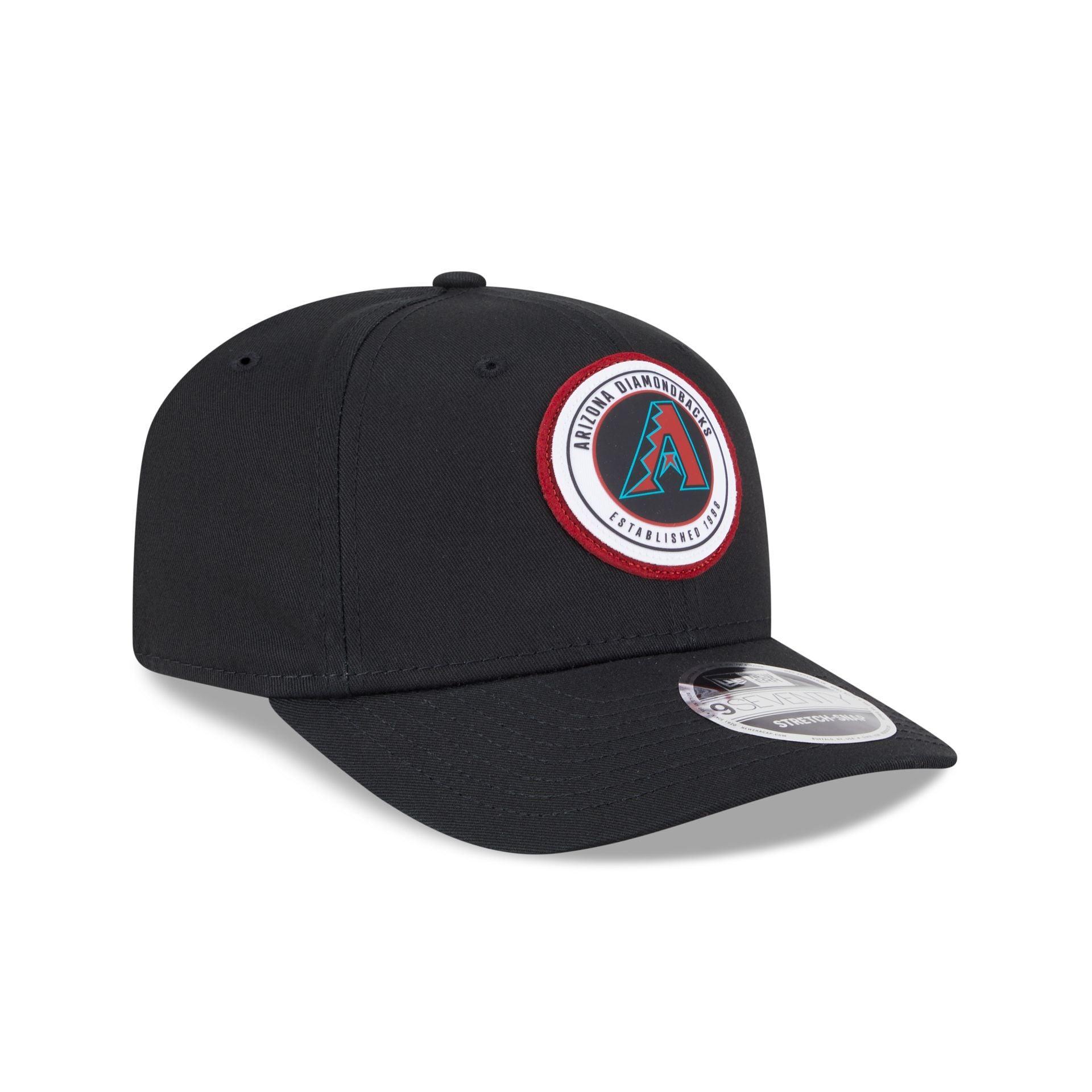 Los Angeles Lakers Circle Patch 9SEVENTY Stretch-Snap Hat Male Product Image